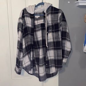 American Eagle hoodie flannel
